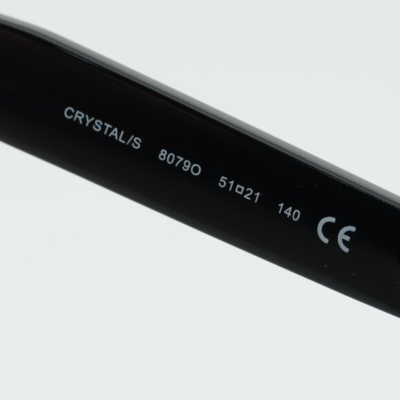 Kate Spade CRYSTAL/S 0807 9O Sunglasses Black Cat Eye Frame, Grey Lenses - Picture 9 of 11